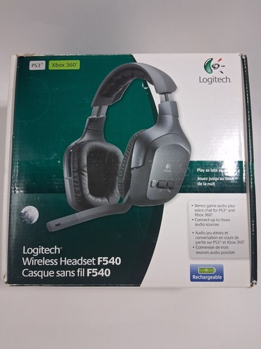 Logitech wireless headset - headset, f540
